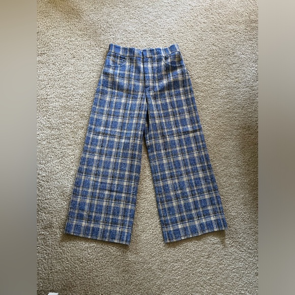 Zara High Waist Plaid Pants. Size XS - Picture 7 of 13